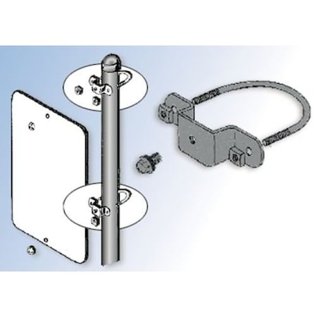Accuform STREET SIGN BRACKETS CLAMP UBOLT HSR123 HSR123